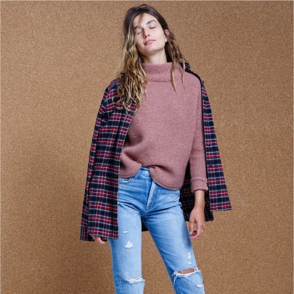 Madewell Southfield Mock Neck Sweater sz Small